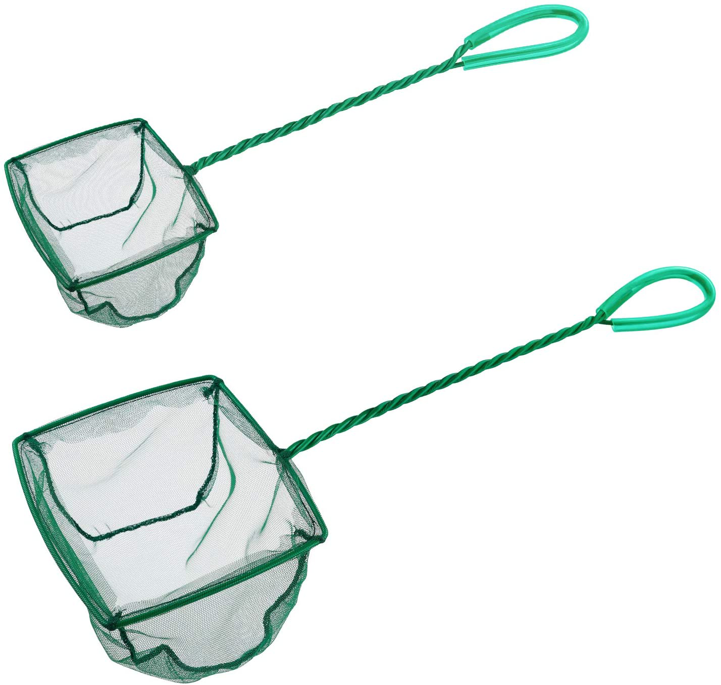 Pawfly 6 Inch Aquarium Fish Net Set Fish Catch Nets with Plastic Handle Animals & Pet Supplies > Pet Supplies > Fish Supplies > Aquarium Cleaning Supplies Pawfly