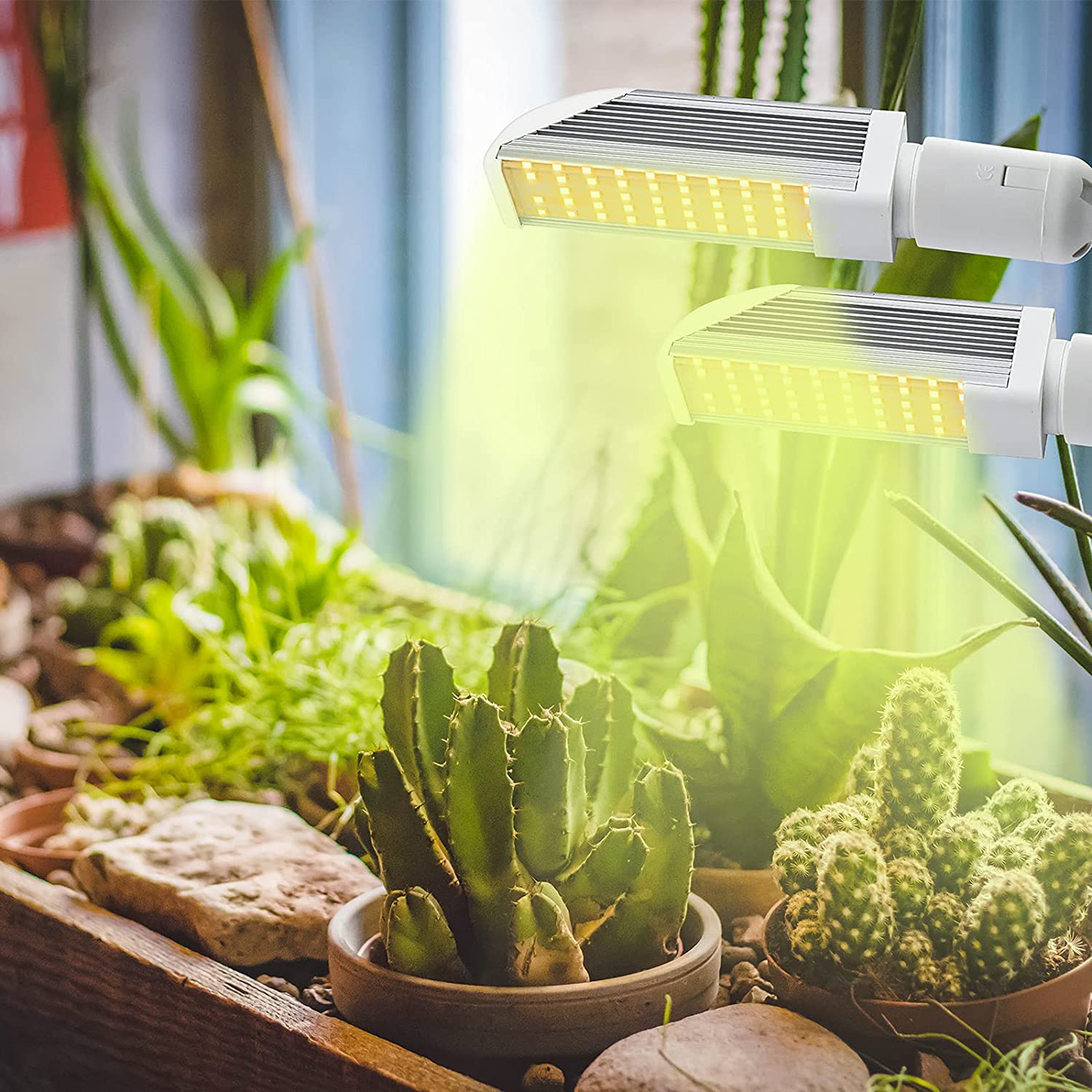 Klarlight E26 Dual Head Clamp Lamp Fixture, Flexible Aluminium Wire Neck Clip Holder with Dimmable Switch US Plug, E26 Dual Light Socket for Desk Lamp Reptiles Plant Grow Light Aquarium Lighting Animals & Pet Supplies > Pet Supplies > Fish Supplies > Aquarium Lighting Klarlight