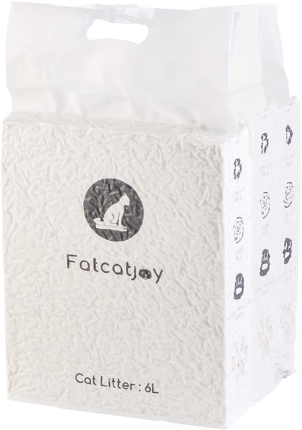 Fatcatjoy Tofu Cat Litter Flushable Cat Clumping Litter Natural Environmentally Friendly Unscented Kitty Litter (5.5Lb) Animals & Pet Supplies > Pet Supplies > Cat Supplies > Cat Litter Box Liners fatcatjoy 5.5lbx3Pack