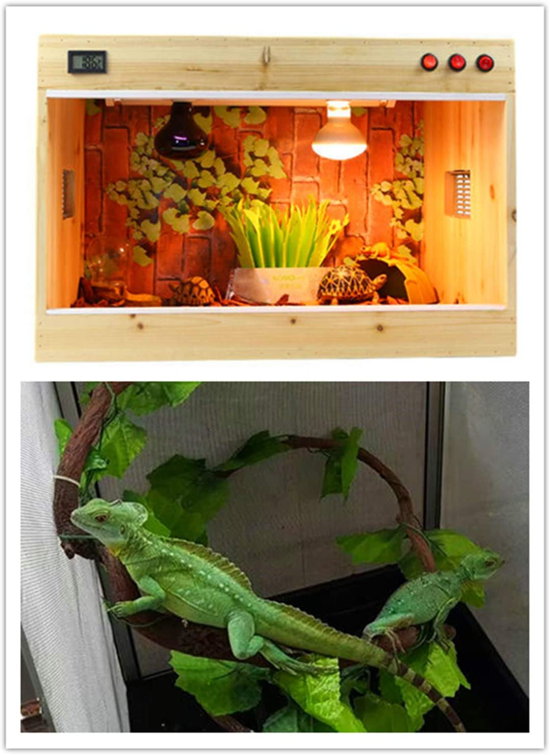 MAGICAL-ROLE Reptile Vines Flexible Jungle Vines Artificial Reptile Accessories for Habitat Pet Habitat Decor for Bearded Dragons, Lizard,Geckos, Snakes and More Reptiles Animals & Pet Supplies > Pet Supplies > Reptile & Amphibian Supplies > Reptile & Amphibian Habitats MAGICAL-ROLE
