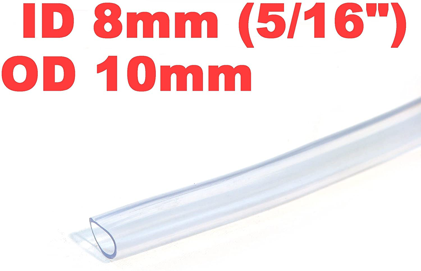 Siny ID 5/16" / OD 3/8" 3 Ft 1 Meter PVC Clear Hose Tubing Aquarium Air Tube Pond Garden Water Delivery Animals & Pet Supplies > Pet Supplies > Fish Supplies > Aquarium & Pond Tubing siny