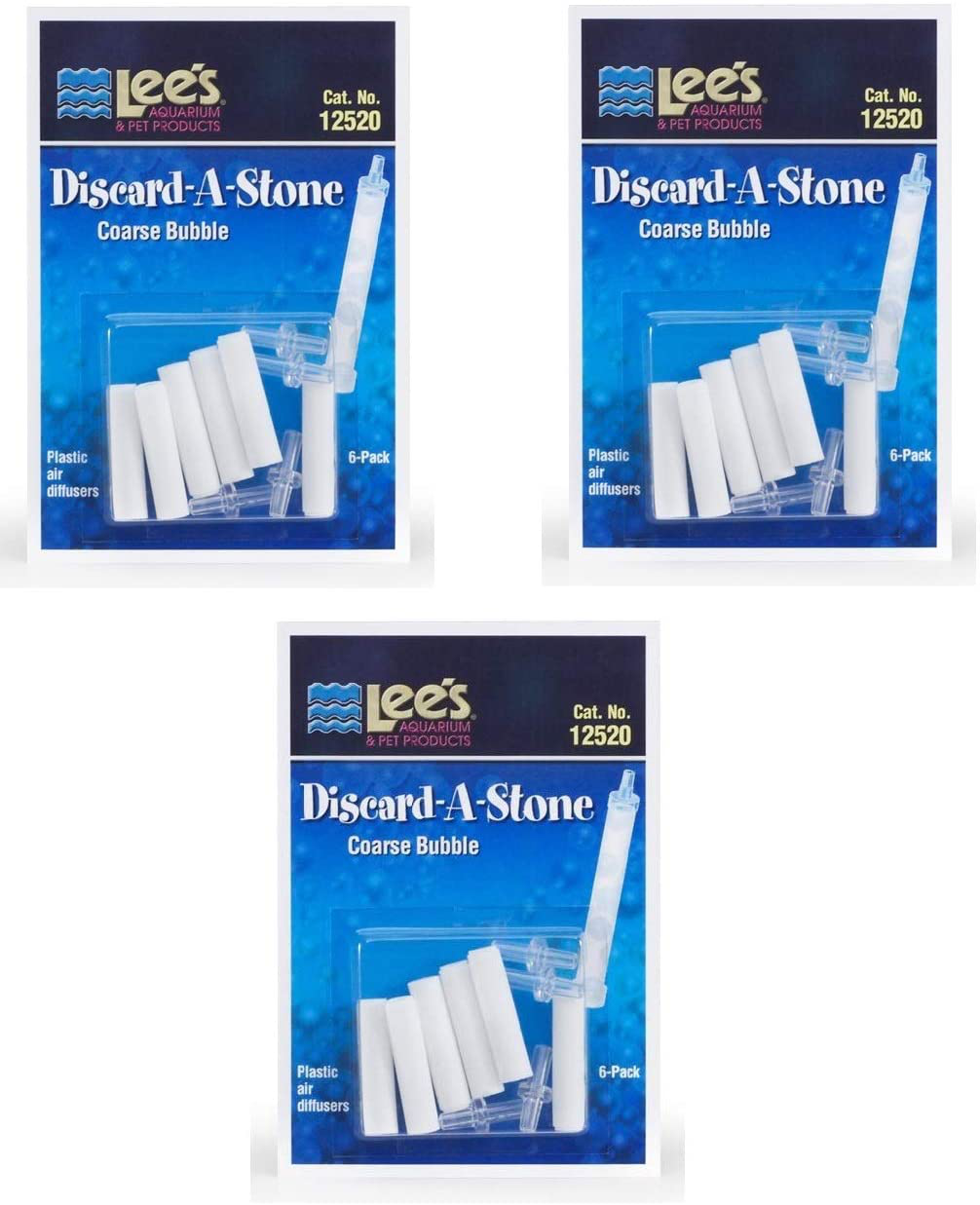 Lee'S Aquarium 18 Pack of Discard-A-Stone Plastic Air Diffusers, Coarse Bubble Animals & Pet Supplies > Pet Supplies > Fish Supplies > Aquarium Air Stones & Diffusers Lee's Pet Products