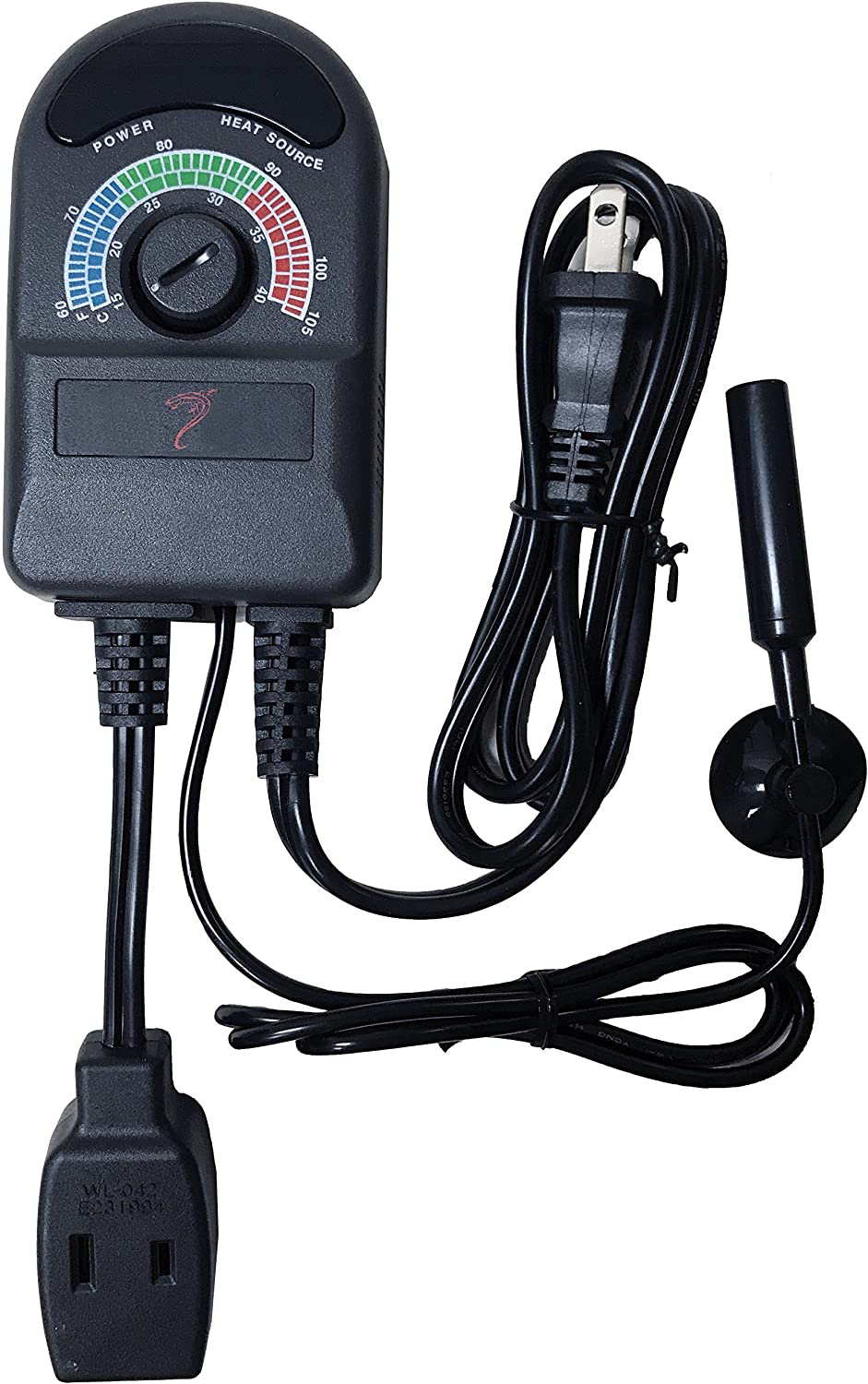 Encompass All 1000W Combined - Terrarium Heat & Habitat Lighting Temperature Controller for Germination/Rooting & Reptiles - 3 Power Outlets Animals & Pet Supplies > Pet Supplies > Reptile & Amphibian Supplies > Reptile & Amphibian Habitat Heating & Lighting Encompass All