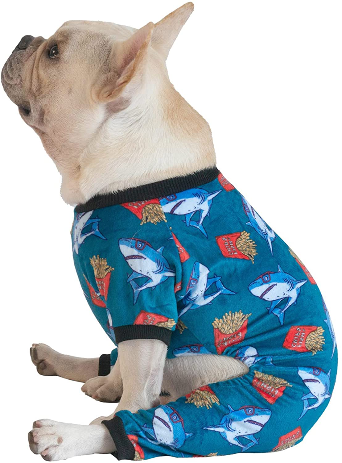 Cutebone Soft Puppy Pajamas Cute Dog Pjs Jumpsuit Pet Clothes Apparel Animals & Pet Supplies > Pet Supplies > Cat Supplies > Cat Apparel CuteBone