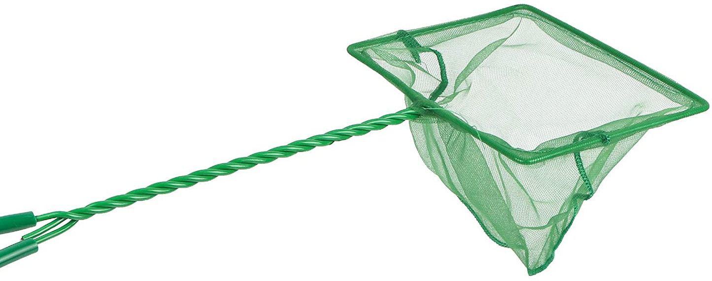 Tugaizi Aquarium Fish Net Fine Quick Catch Mesh Nylon Fishing Catch Nets with Plastic Handle - Green (3In, 4In,5In, 6In) Animals & Pet Supplies > Pet Supplies > Fish Supplies > Aquarium Fish Nets Tugaizi