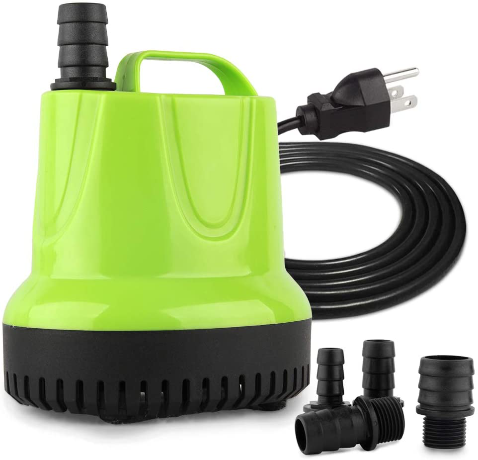 FREESEA 160-1100 GPH Submersible Water Pump for Pond Aquariums Hydroponics Fish Tank Garden Fountain Waterfall Animals & Pet Supplies > Pet Supplies > Fish Supplies > Aquarium & Pond Tubing FREESEA 40w(Pack of 1)