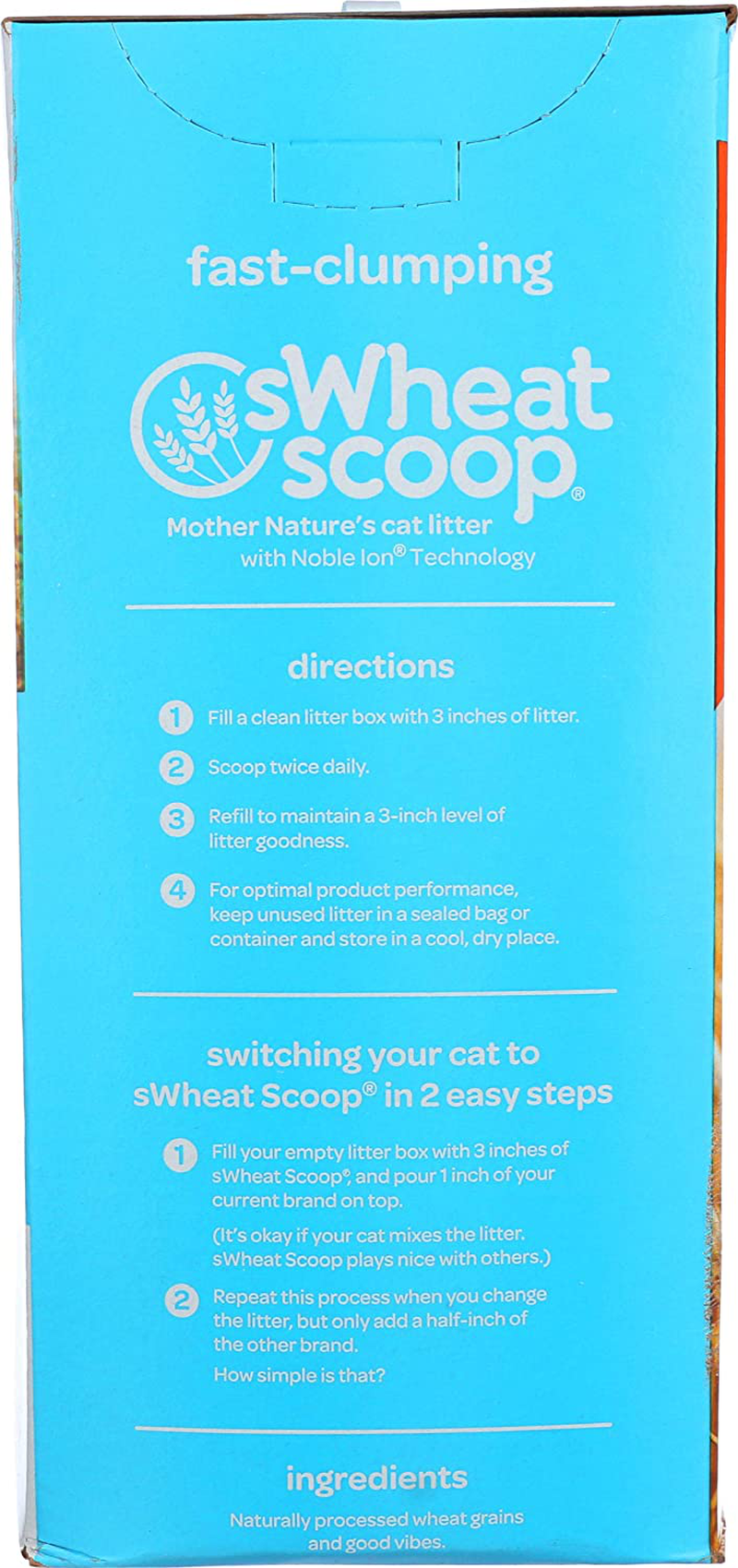 Swheat Scoop Multi-Cat All-Natural Clumping Cat Litter, 12.3Lb Box Animals & Pet Supplies > Pet Supplies > Cat Supplies > Cat Litter Pet Care Systems LLC