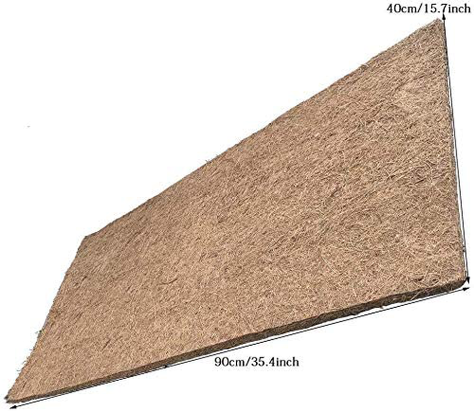 BLSMU Reptile Carpet,Coconut Fiber Substrate,Lizard Cage Mat,Coco Fiber Liner,Snake Bedding,Natual Coconut Fiber Carpet for Bearded Dragon,Turtles,Iguana,Tortoises (35.4" X 15.7") Animals & Pet Supplies > Pet Supplies > Reptile & Amphibian Supplies > Reptile & Amphibian Substrates Hamiledyi
