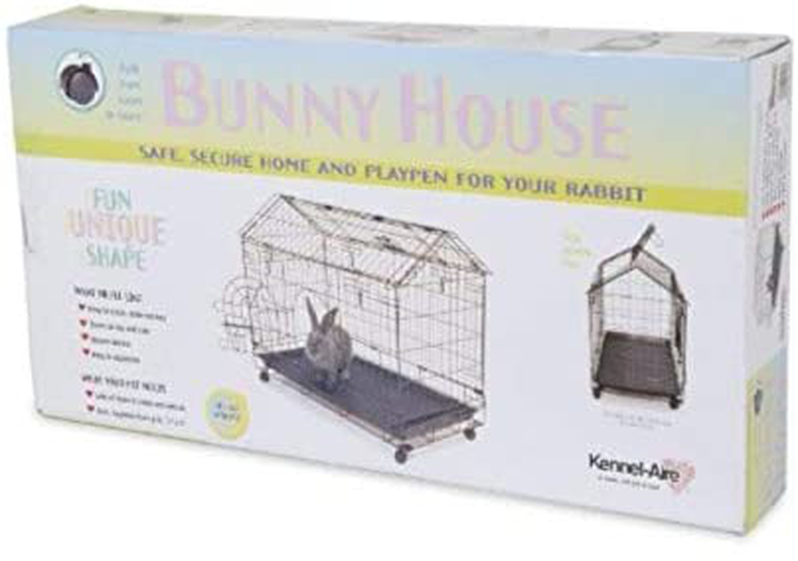 Kennel-Aire "A" Frame Bunny House, Multi, 29.5X16.5X24 Inch (Pack of 1) Animals & Pet Supplies > Pet Supplies > Small Animal Supplies > Small Animal Habitats & Cages Kennel-Aire