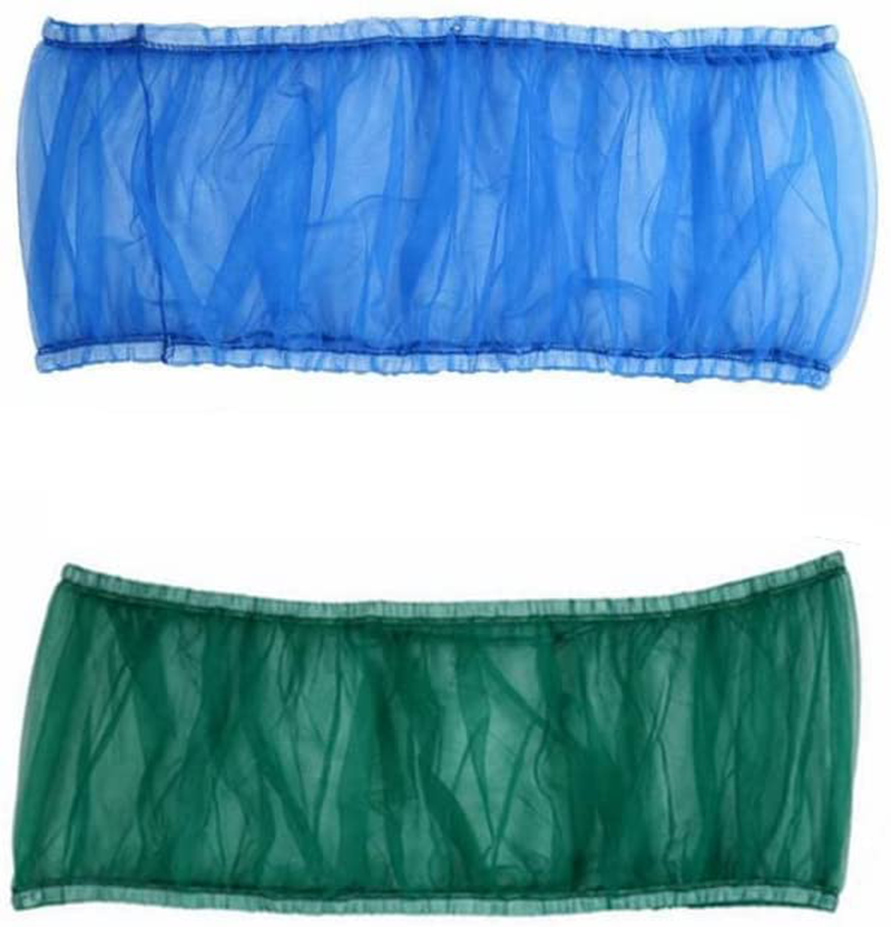 Bird Cage Seed Catcher (2 Pack), Airy Gauze Bird Cage Cover Seeds Guard Dust-Proof Universal Birdcage Accessories Mesh Net Cover Animals & Pet Supplies > Pet Supplies > Bird Supplies > Bird Cage Accessories ISMARTEN Blue + Green Large