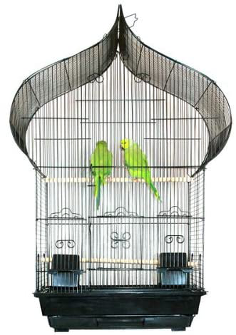 Mcage 3 Color, New Oriental Top Canary Parakeet Cockatiel Lovebird Finch Bird Cage with Stand - 18" W X 14" D X 62" H Animals & Pet Supplies > Pet Supplies > Bird Supplies > Bird Cages & Stands Mcage