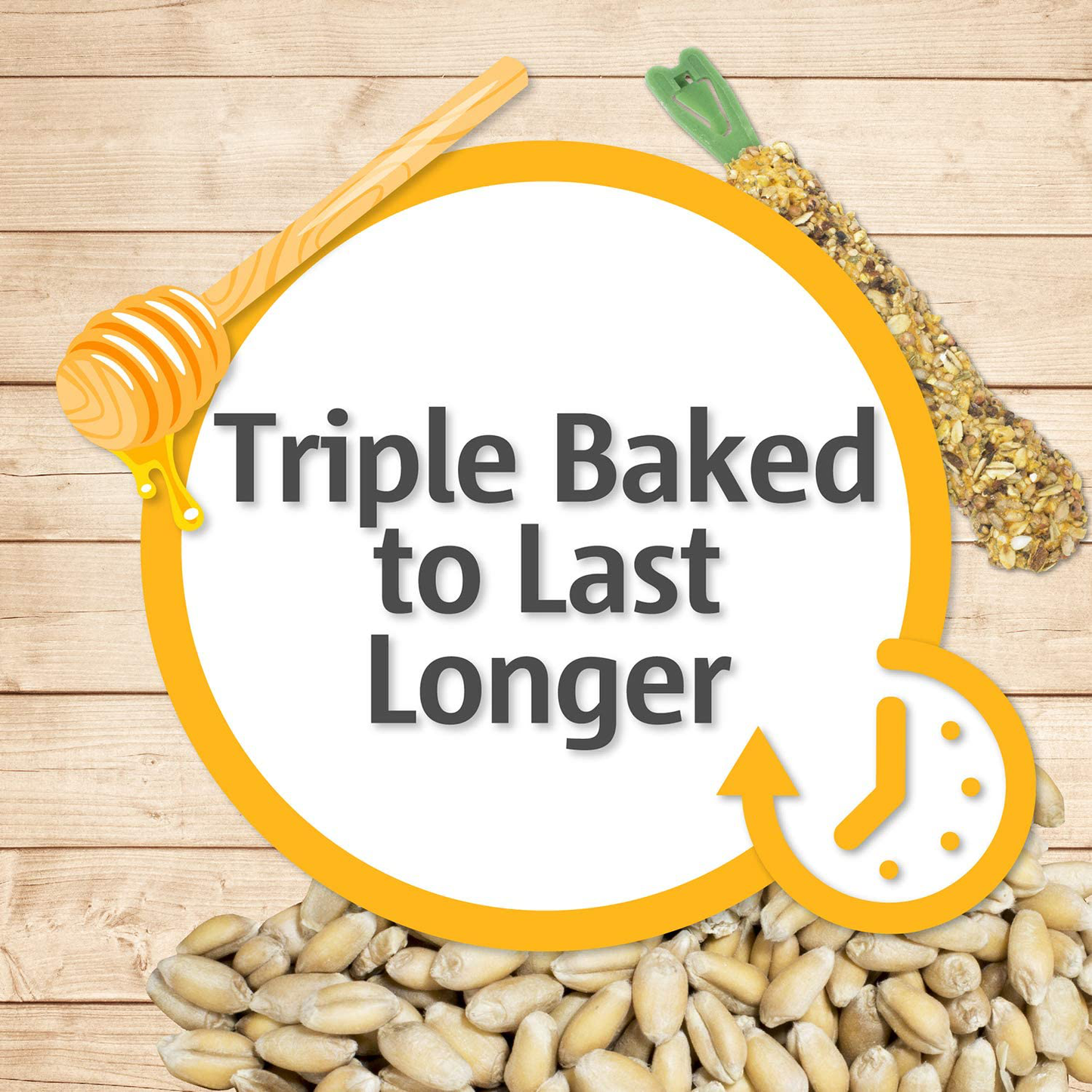 Vitakraft Guinea Pig Treat Stick - Apple and Orange - 3.5Oz Animals & Pet Supplies > Pet Supplies > Bird Supplies > Bird Treats Vitakraft