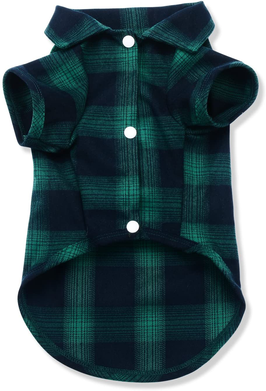 Koneseve Dog Shirt, Pet Plaid Clothes Shirt Cat T-Shirt, Sweater Matching Breathable for Small Medium Large Dogs Cats Puppy Soft Adorable Casual Cozy Halloween Thanksgiving Christmas Costumes Animals & Pet Supplies > Pet Supplies > Cat Supplies > Cat Apparel Koneseve Green 6X-Large (Pack of 1)