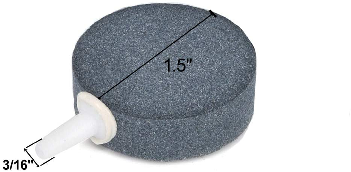 AQUANEAT 4 Pack Air Stone, 1.5 Inch Air Stone Disc, Aerator Bubble Diffuser, Air Pump Accessories for Hydroponics, Aquarium Fish Tank Animals & Pet Supplies > Pet Supplies > Fish Supplies > Aquarium Air Stones & Diffusers AQUANEAT