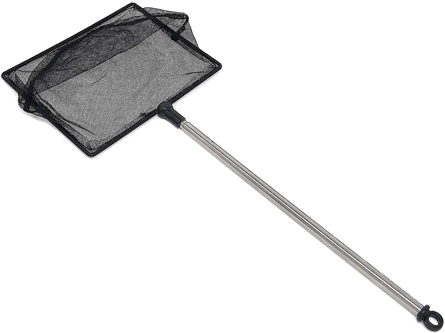 FISH PROS Fish Net for Fish Tank - 2.5 Inch Deep Mesh Scooper with Extendable Handle up to 24 Inches Long – Large Scoop, Telescopic Pond Skimmer Nets for Cleaning Tanks - Aquarium Accessories Animals & Pet Supplies > Pet Supplies > Fish Supplies > Aquarium Cleaning Supplies FISH PROS 6 Inch