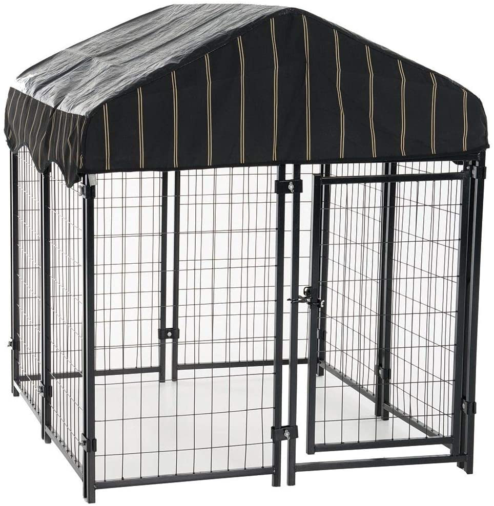 Lucky Dog Pet Resort Kennel with Cover (52"H X 4'W X 4'L) Animals & Pet Supplies > Pet Supplies > Dog Supplies > Dog Kennels & Runs Lucky Dog