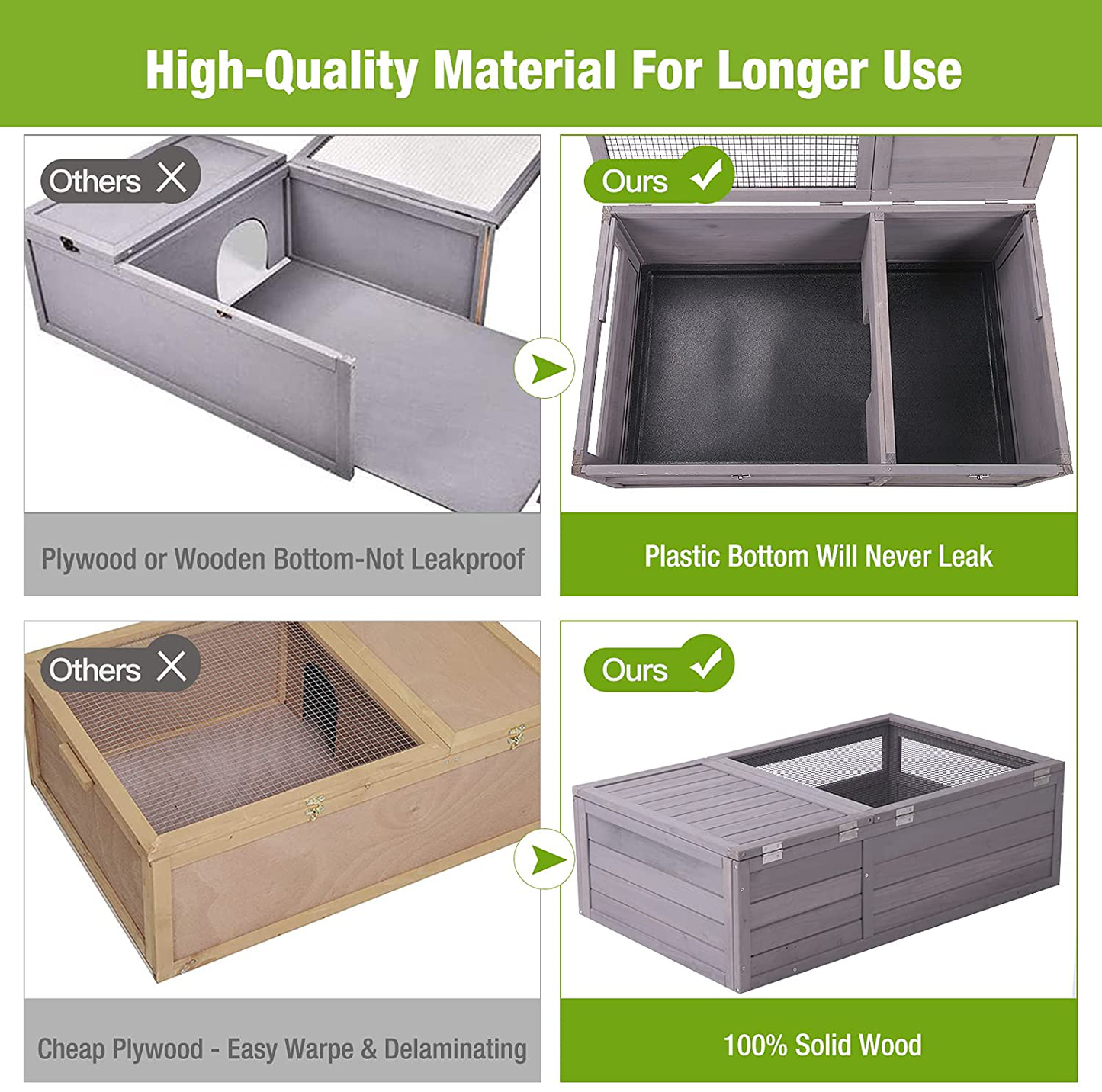 Tortoise Cage Large Tortoise Habitat with Light Support Frame, Indoor Turtle House, Outdoor Tortoises Enclosure for Small Animals - Upgraded Weatherproof Bottom Animals & Pet Supplies > Pet Supplies > Small Animal Supplies > Small Animal Habitat Accessories GUTINNEEN