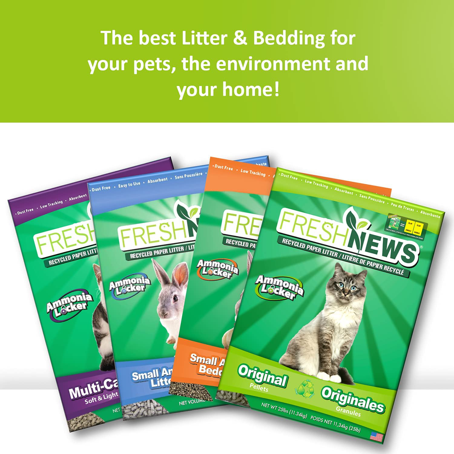 Fresh News Recycled Paper, Original Pellets Small Animal Litter, 10 Liters Animals & Pet Supplies > Pet Supplies > Small Animal Supplies > Small Animal Bedding Fresh News Paper Cat Litter
