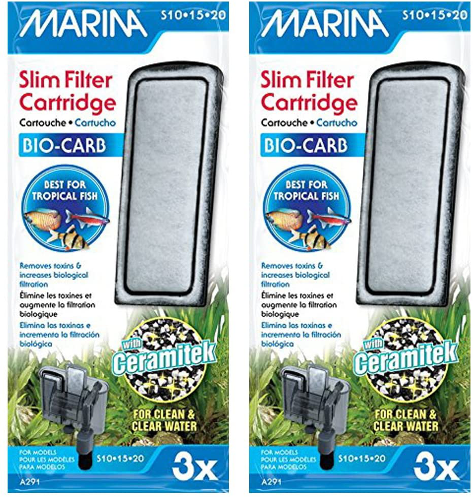 Marina Slim Filter Carbon plus Ceramic Cartridge Animals & Pet Supplies > Pet Supplies > Fish Supplies > Aquarium Filters Marina