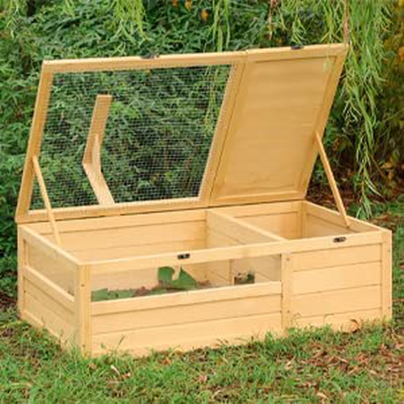 Grepatio Tortoise Enclosure, Tortoise House with Light Support Frame,Large Tortoise Habitat for Small Animals-Upgraded Weatherproof Bottom Animals & Pet Supplies > Pet Supplies > Small Animal Supplies > Small Animal Habitat Accessories Grepatio