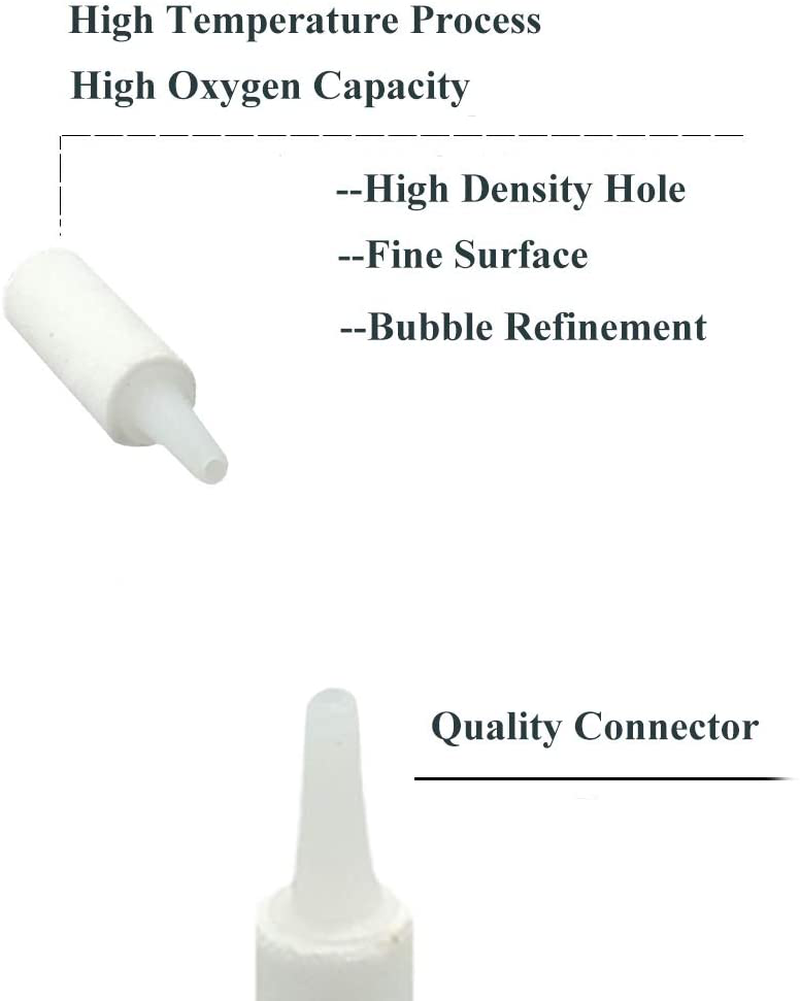 JZMYXA Air Stones Bubble Stones Fit for Aquarium Fish Tank, 0.98 Inch, 10 Pieces Animals & Pet Supplies > Pet Supplies > Fish Supplies > Aquarium Air Stones & Diffusers JZMYXA