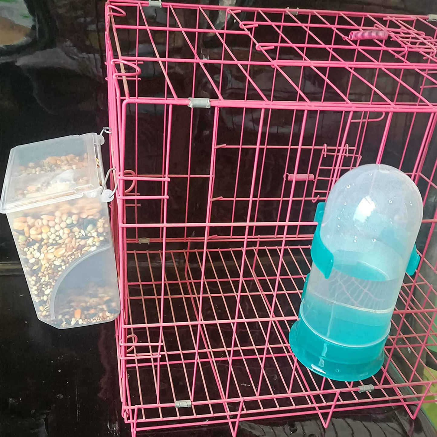 SRRPS PIGEON Automatic Pigeon Bird Feeder -Parrot Feeder Cage Accessories Supplies for Parakeet Canary Cockatiel Finch Animals & Pet Supplies > Pet Supplies > Bird Supplies > Bird Cage Accessories SRRPS PIGEON