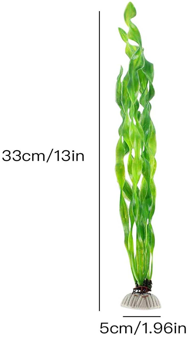 Rocutus Artificial Seaweed Water Plants,15 Pieces Fish Tank Aquarium Decorations,Soft Plastic Life-Like Artificial Seaweed Water Plants for All Fish & Pets Animals & Pet Supplies > Pet Supplies > Fish Supplies > Aquarium Decor Rocutus