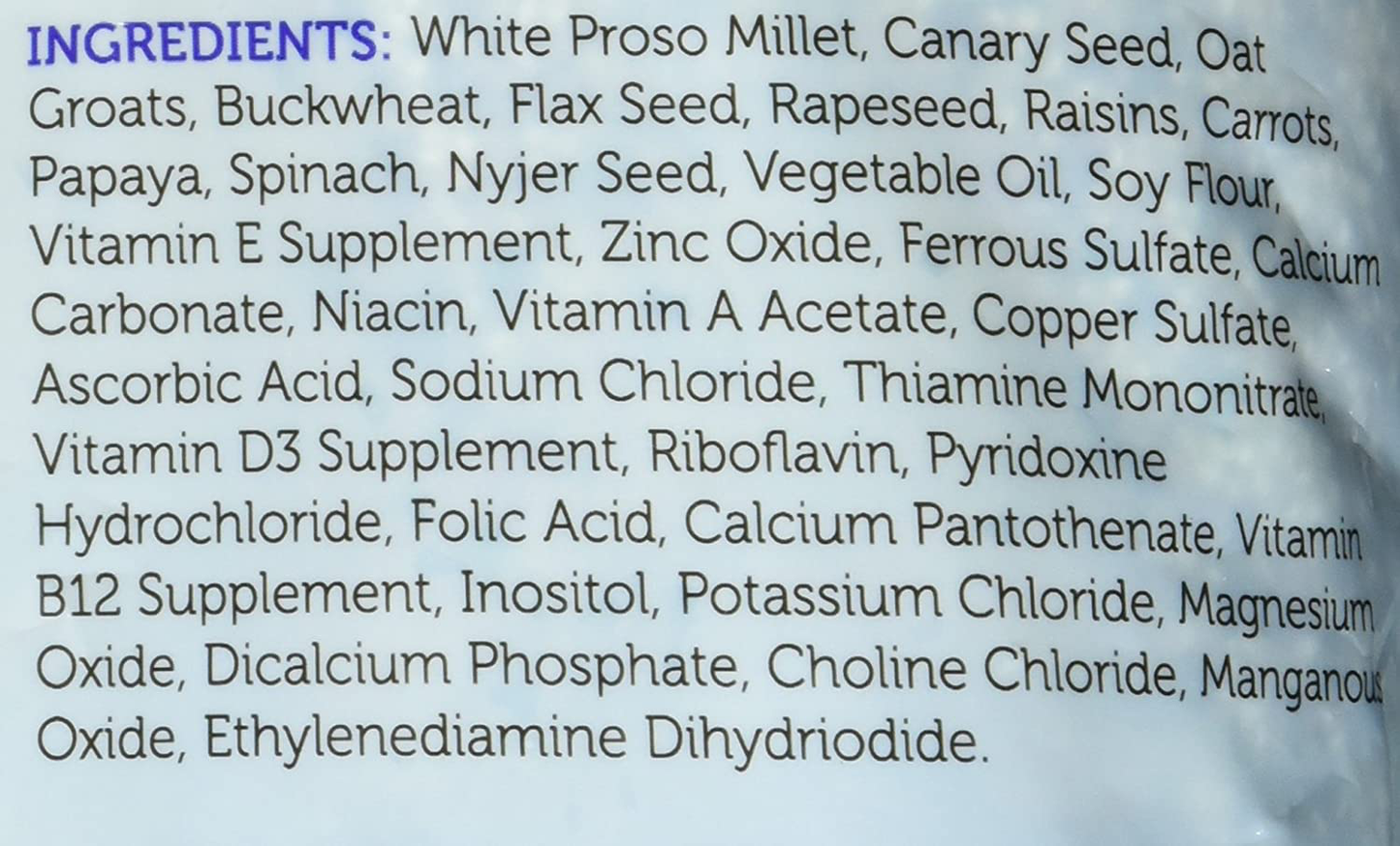 Sweet Harvest Parakeet Bird Food, 4 Lbs Bag - Seed Mix for Parakeets Budgerigars Budgies Animals & Pet Supplies > Pet Supplies > Bird Supplies > Bird Food Kaylor of Colorado