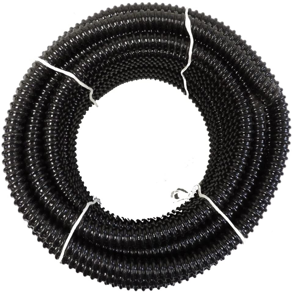 Hydromaxx Non Kink, Corrugated, Flexible PVC Water Garden Hose and Pond Tubing. Made in USA. Thick Wall. US/UL Sizing (1/2" Dia X 50 Ft) Animals & Pet Supplies > Pet Supplies > Fish Supplies > Aquarium & Pond Tubing HYDROMAXX 1 1/4" Dia x 100 ft