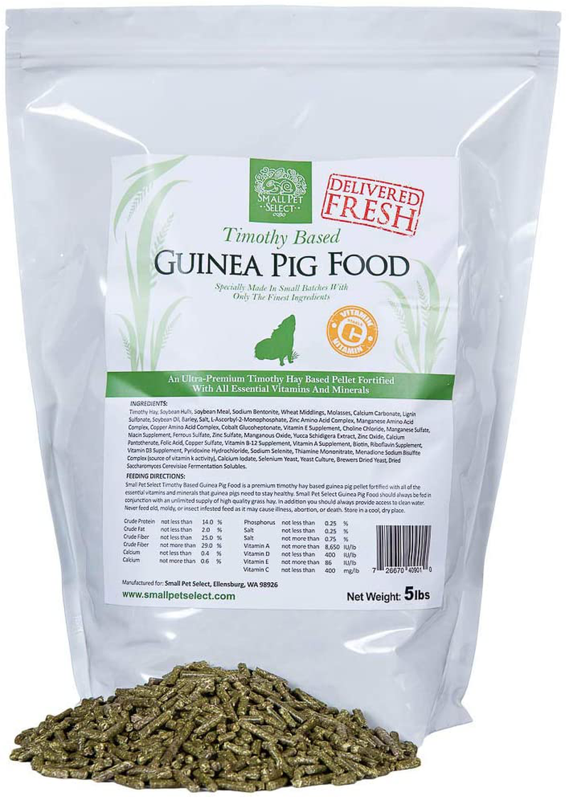 Small Pet Select Guinea Pig Food Pellets Animals & Pet Supplies > Pet Supplies > Small Animal Supplies > Small Animal Food Small Pet Select 5 Pound (Pack of 1)