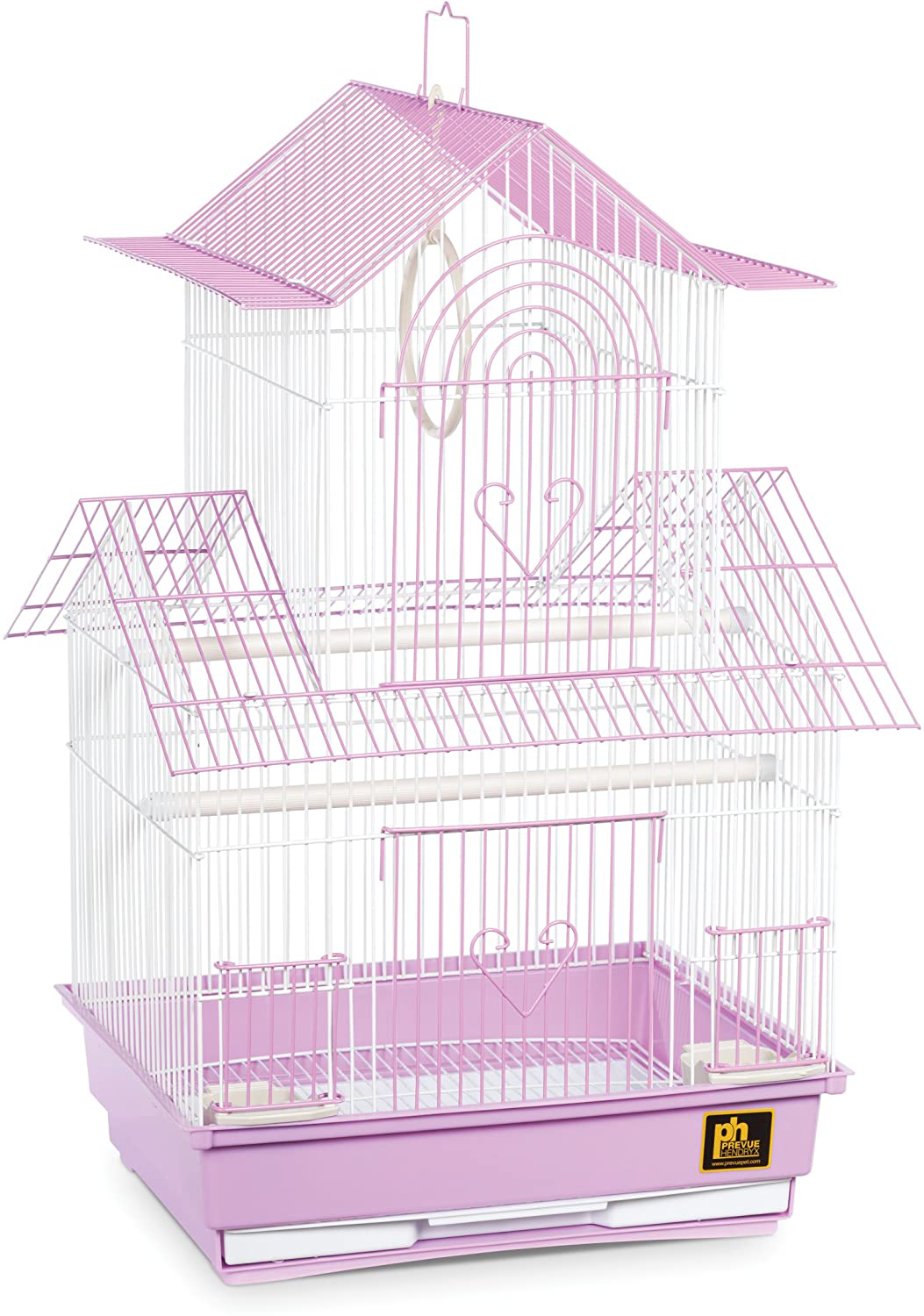 Prevue Hendryx SP1720-3 Shanghai Parakeet Cage, Lilac and White Animals & Pet Supplies > Pet Supplies > Bird Supplies > Bird Cages & Stands Prevue Hendryx