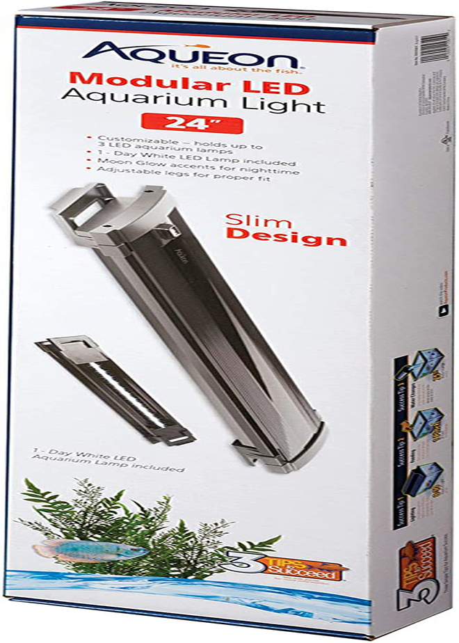 Aqueon LED Aquarium Light Fixture Animals & Pet Supplies > Pet Supplies > Fish Supplies > Aquarium Lighting Aqueon 24-Inch
