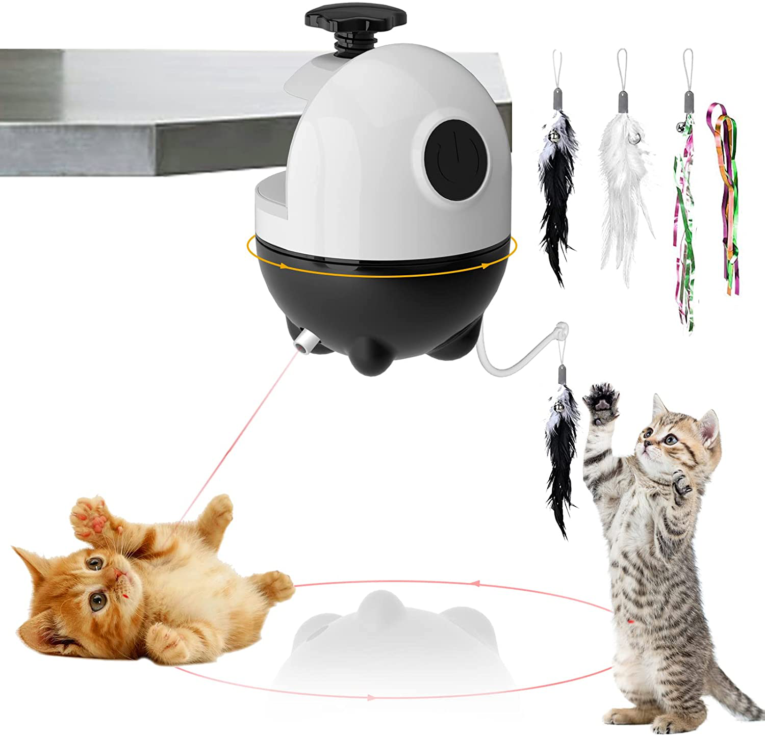Riofly Cat Toys Interactive 2 In 1