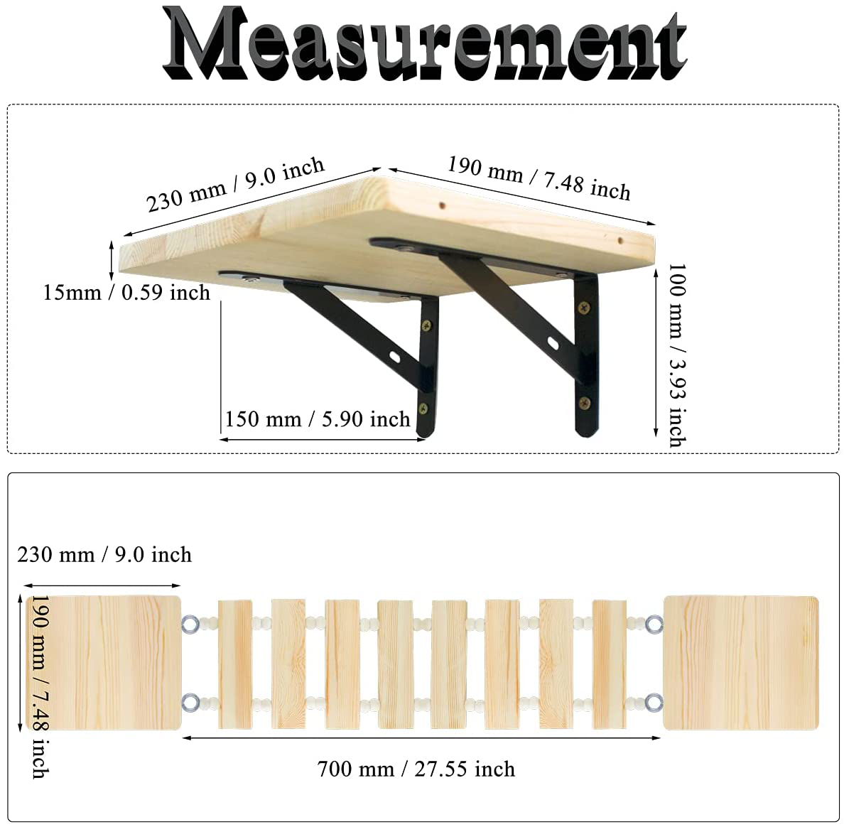 Cat Bridge Ladder Wooden Cloud Shelf Board Handcrafted Springboard Climbing Frame Combination Wall-Mounted Steps & Bed Natural Wood Jumping Platform for Cats Perch to Rest and Play Animals & Pet Supplies > Pet Supplies > Cat Supplies > Cat Furniture MiDube