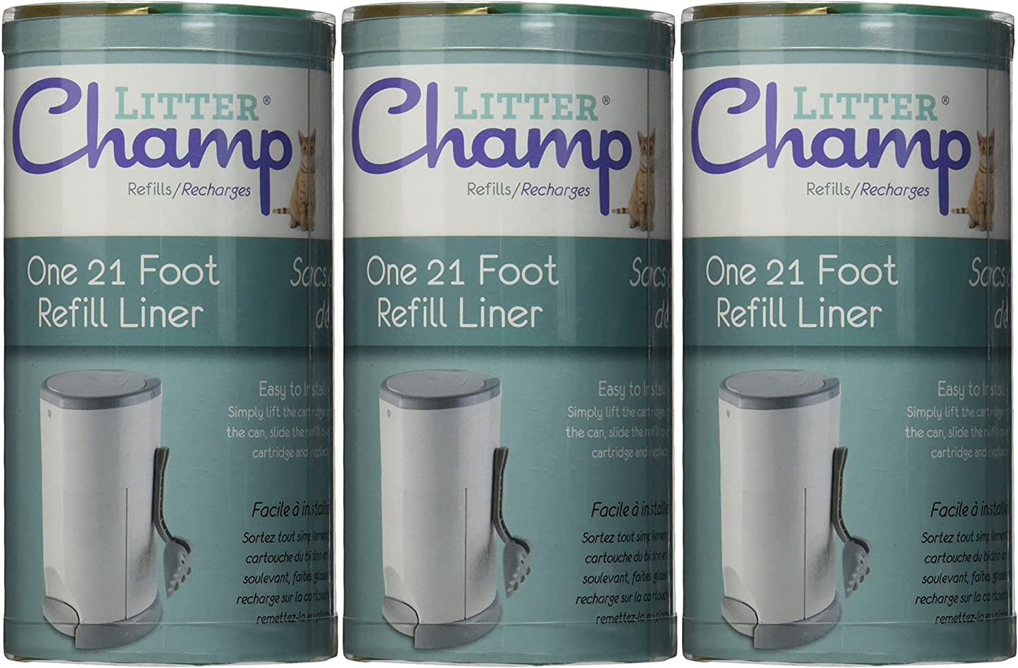 Litter Champ Refill Liner - Single Pack (Тhrее Pаck) Animals & Pet Supplies > Pet Supplies > Cat Supplies > Cat Litter Box Liners Lucky Champ