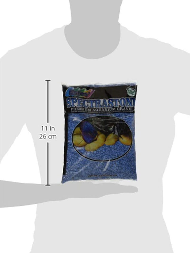 Spectrastone Special Light Blue Aquarium Gravel for Freshwater Aquariums, 5-Pound Bag Animals & Pet Supplies > Pet Supplies > Fish Supplies > Aquarium Gravel & Substrates Spectrastone