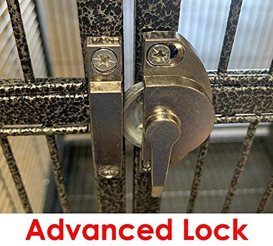 Large Elegance Wrought Iron Bird Parrot Stand Perch Cage Double Ladders Open/Close Play Top, Include Seed Guard Animals & Pet Supplies > Pet Supplies > Bird Supplies > Bird Cages & Stands Mcage