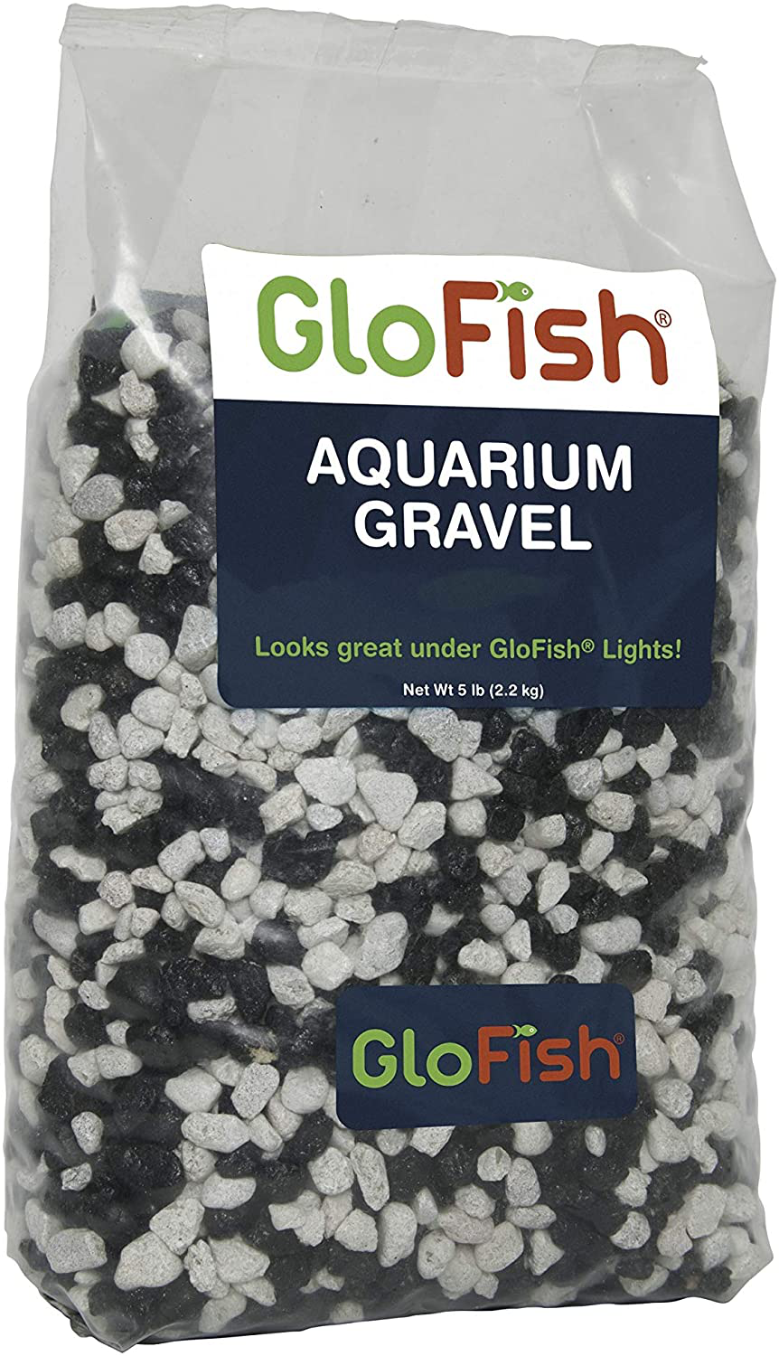 Glofish Aquarium Gravel, Fluorescent Colors, Complements Glofish Tanks, 5-Pound Bag Animals & Pet Supplies > Pet Supplies > Fish Supplies > Aquarium Gravel & Substrates GloFish Black with White Fluorescent  