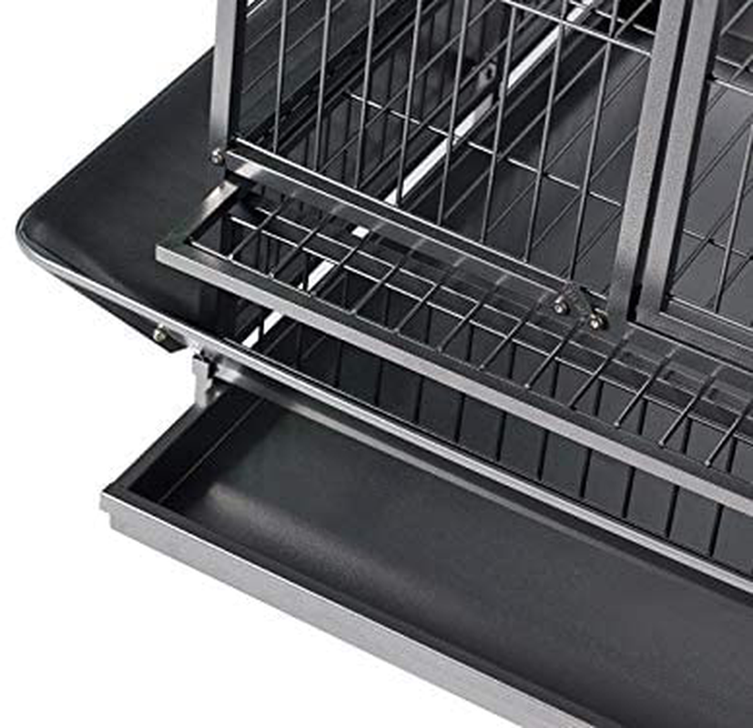 Prevue Hendryx Signature Series Wrought Iron Silverado Macaw Dometop Bird Cage in Silver Animals & Pet Supplies > Pet Supplies > Bird Supplies > Bird Toys Prevue Hendryx