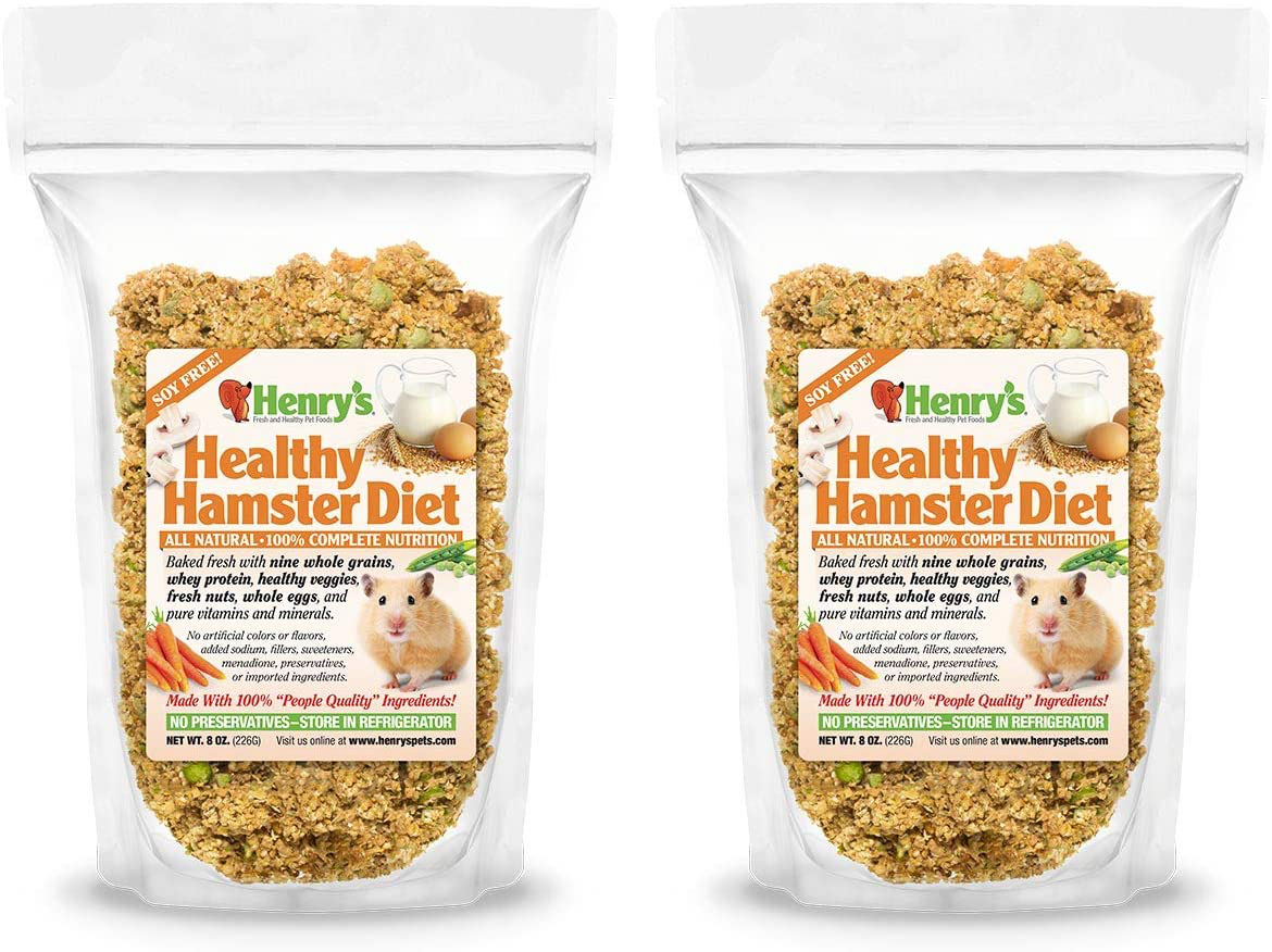 Henry'S Hamster Food - the Only All Natural Baked Fresh to Order Animals & Pet Supplies > Pet Supplies > Small Animal Supplies > Small Animal Food Henry's Healthy Pets 16 oz (2-Pack)