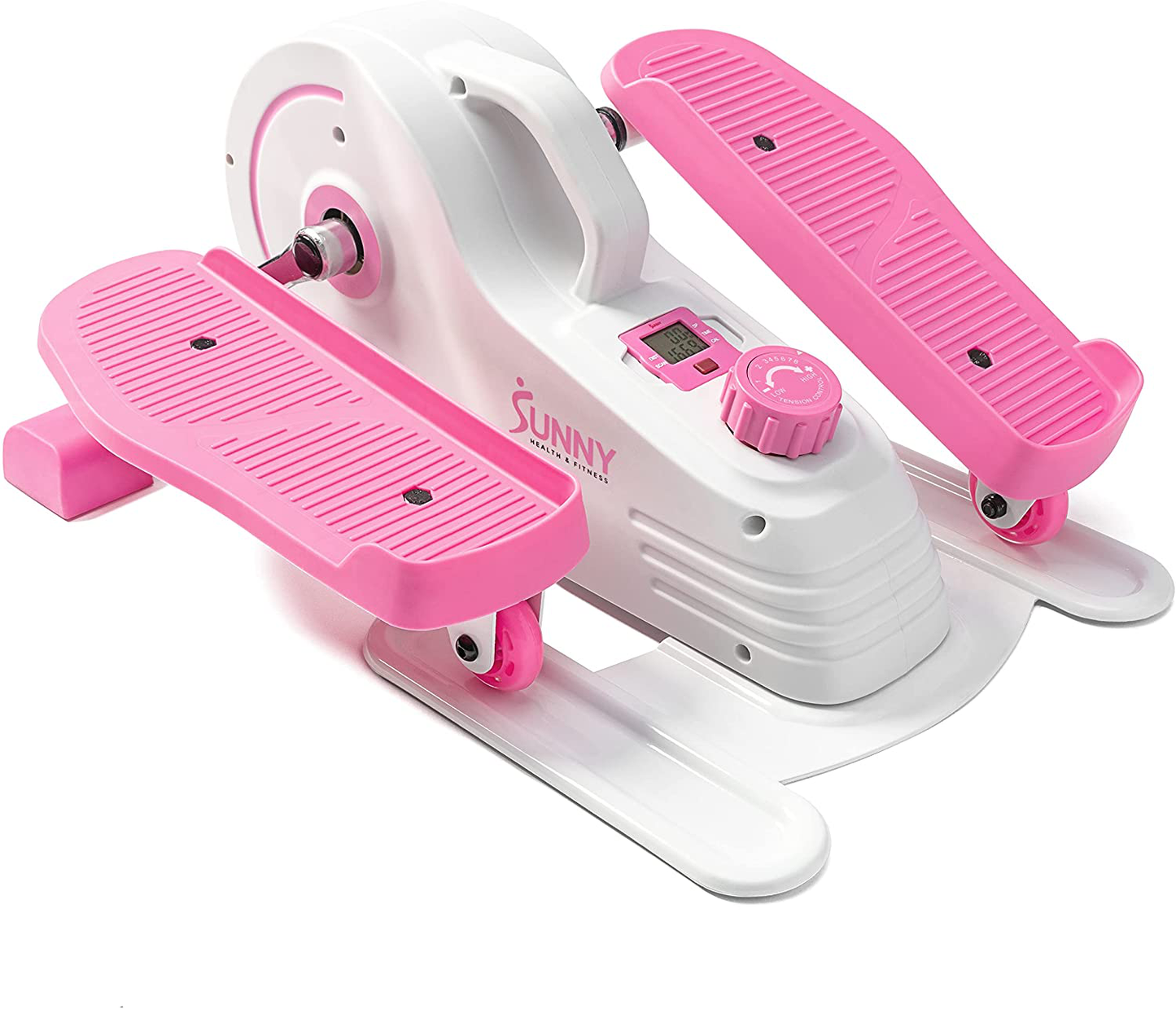 Sunny Health & Fitness Magnetic under Desk Elliptical Machine Foot Pedal Exerciser Fully Assembled Animals & Pet Supplies > Pet Supplies > Dog Supplies > Dog Treadmills Sunny Health & Fitness Pink
