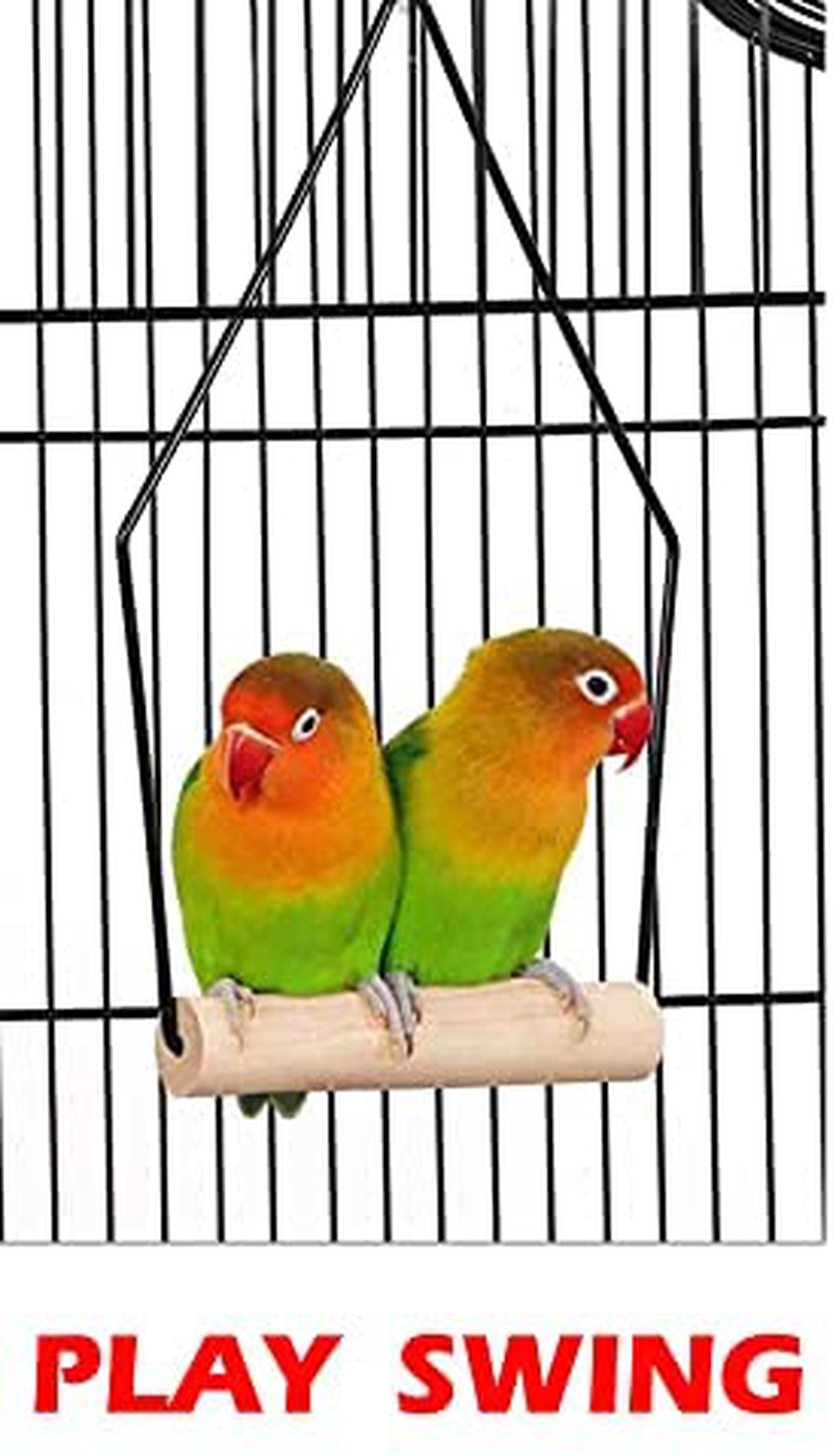 Mcage 63-Inch Large Roof Top Canary Parakeet Cockatiel Lovebird Finch Bird Flight Parrot Cage with Rolling Stand Animals & Pet Supplies > Pet Supplies > Bird Supplies > Bird Cages & Stands Mcage