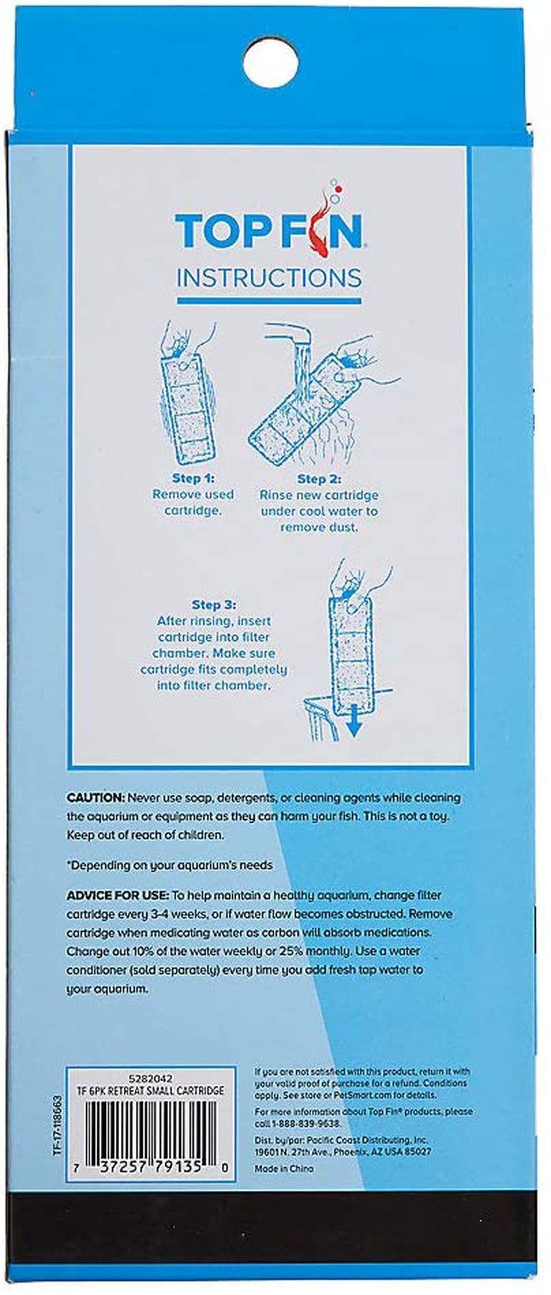 Top Fin Retreat RF-L Filter Cartridges 6-Ct Animals & Pet Supplies > Pet Supplies > Fish Supplies > Aquarium Filters Top Fin