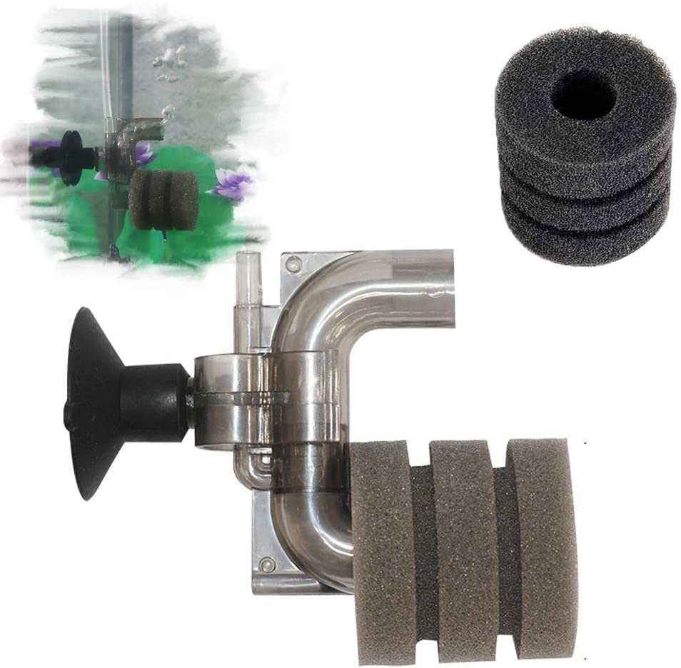 Capetsma Aquarium Filter Sponge Fish Tank Filter, Ultra Quiet Sponge Filter Worked with Aquarium Air Pump, Include Spare Sponge and Bio Balls. Animals & Pet Supplies > Pet Supplies > Fish Supplies > Aquarium Filters capetsma Mini (0.5-5 Gallon)