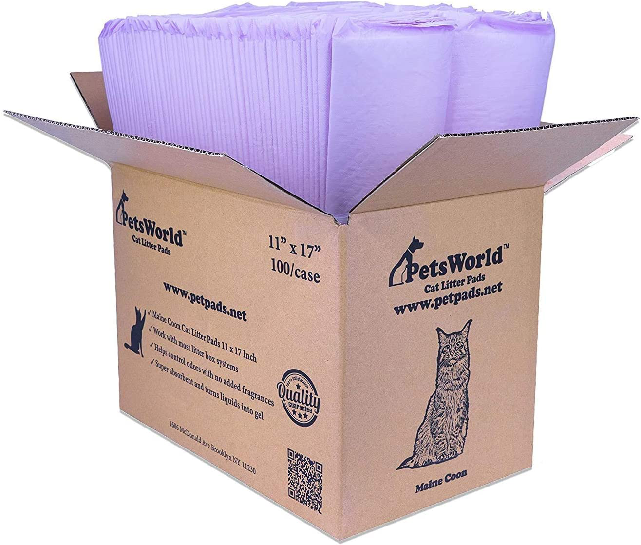 PETSWORLD Cat Pads Refills for Tidy Cats Breeze Litter System for