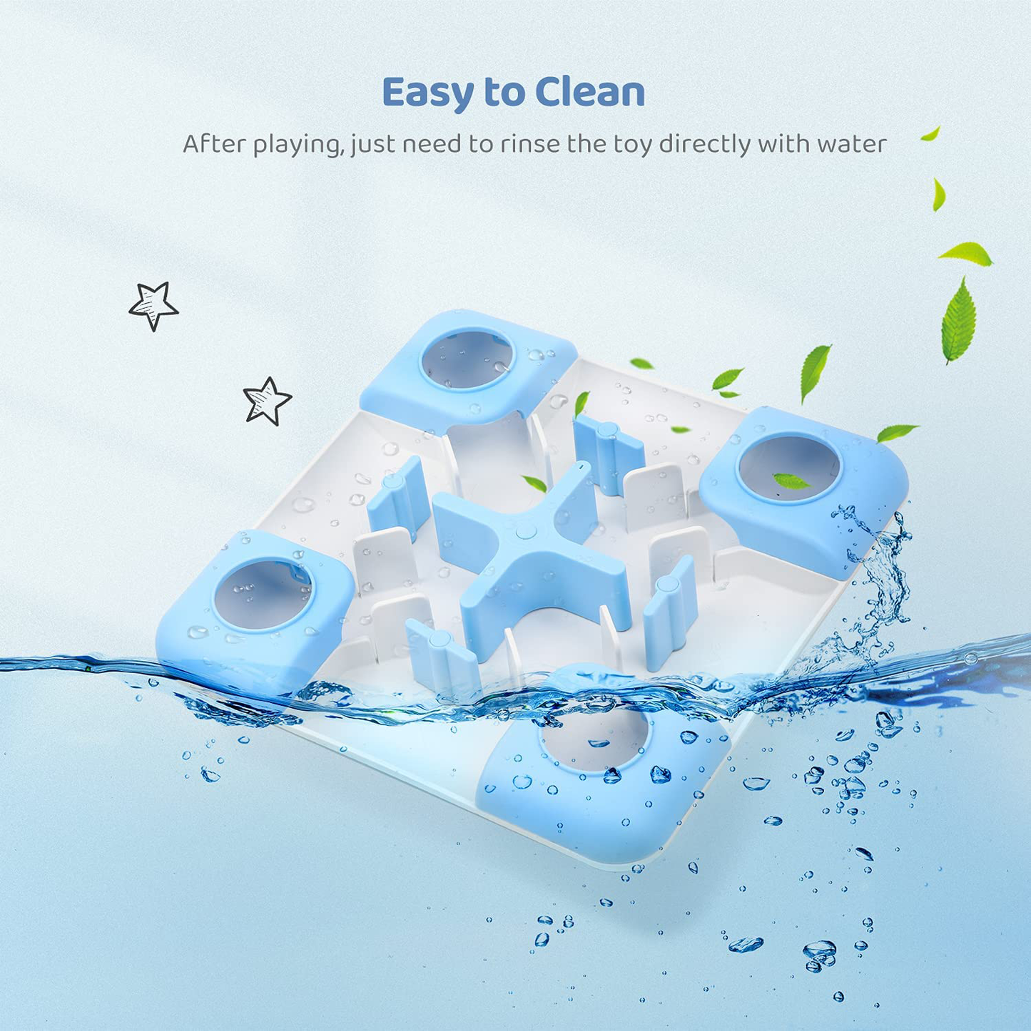 IOKHEIRA Interactive Cat Toy, Cat Toys for Indoor Cats Interactive, Cat Feather Toy with Bell, Cat Treat Toy for Large& Small Cat, Cat Puzzle Toy for Fun Animals & Pet Supplies > Pet Supplies > Cat Supplies > Cat Toys IOKHEIRA