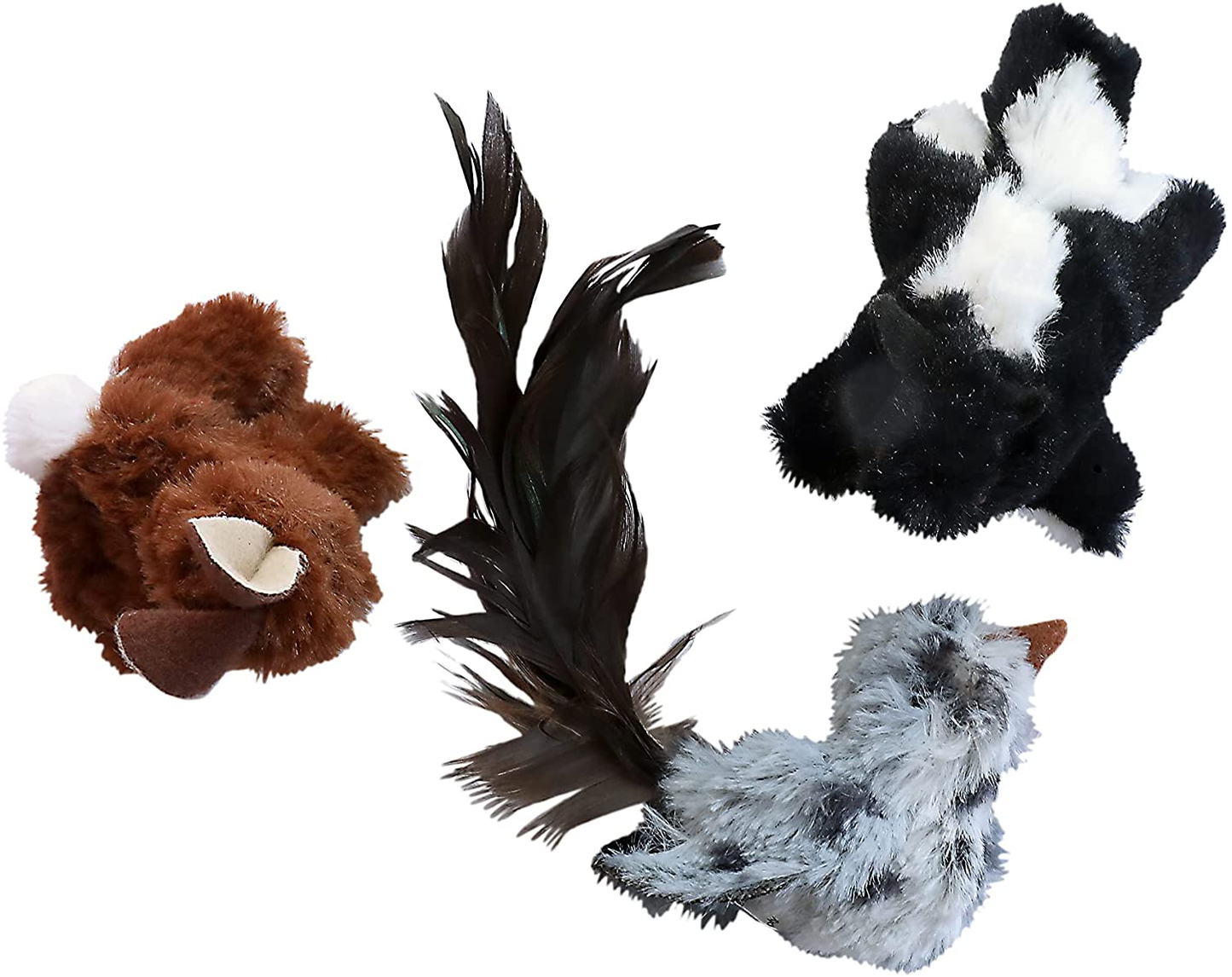 Ourpets Play & Squeak Backyard Collection 3 Pack Animals & Pet Supplies > Pet Supplies > Cat Supplies > Cat Toys Our Pets