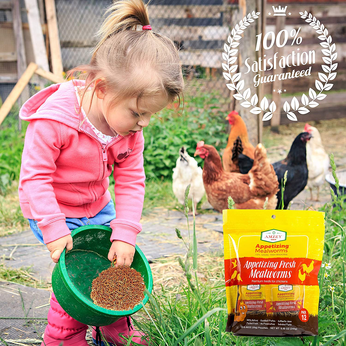 Fresh Mealworms 8.4 Oz (1600 Count Total, 12 Bags) Superior to Live Mealworms - Premium Food for Leopard Gecko, Exotic Bird Food, Sugar Glider Food, Hedgehog Food -High Nutritients, No Preservatives Animals & Pet Supplies > Pet Supplies > Reptile & Amphibian Supplies > Reptile & Amphibian Food Amzey