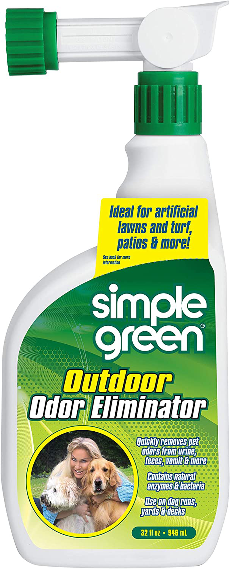 Simple Green Outdoor Odor Eliminator for Pets, Dogs, Ideal for Artificial Grass & Patio Animals & Pet Supplies > Pet Supplies > Dog Supplies > Dog Kennels & Runs Simple Green 32 oz