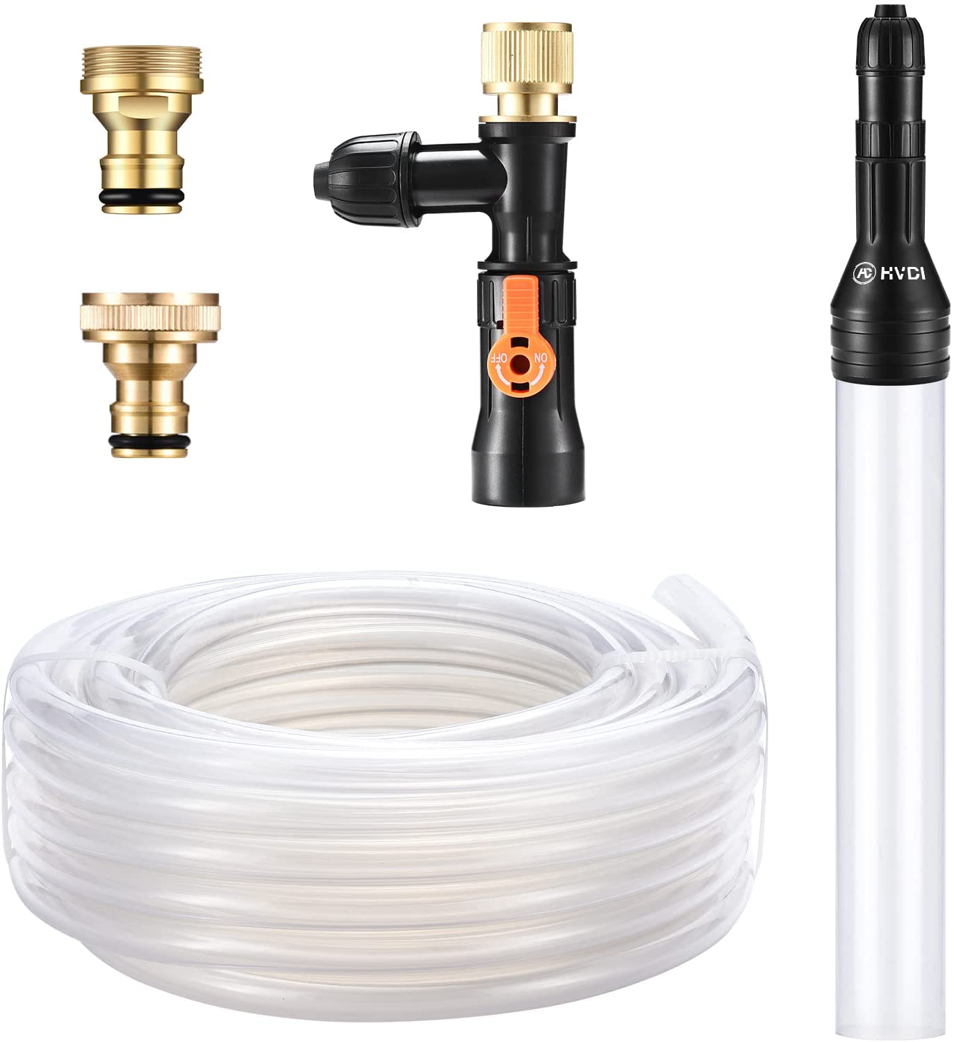 Enomol Gravel Vacuum for Aquarium Water Changer Fish Tank Cleaning Tools,Siphon Universal Quick Pump Aquarium Water Changing Animals & Pet Supplies > Pet Supplies > Fish Supplies > Aquarium Gravel & Substrates enomol